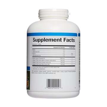 Omega Factors by Natural Factors Flaxseed Oil – 360 Softgels for Omega-3 Health