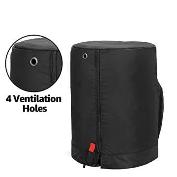 SAMDEW Outdoor Propane Tank Cover with Tabletop Feature