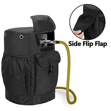 SAMDEW Outdoor Propane Tank Cover with Tabletop Feature