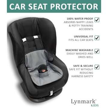 Piddle Pad - Baby & Toddler Car Seat Protector for Potty Training, Cover from Spillages, Nappy Leaks...