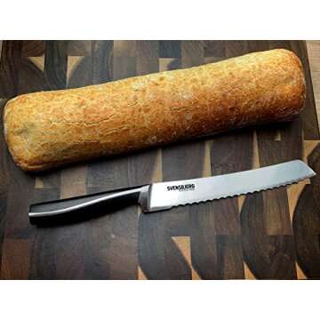 Svensbjerg Modern Chef Kitchen Knife Set without Block, Chef Knife Set Knives Kitchen Set, Knife set for Kitchen, Stainless Steel, Sharp, German Brand | SB-KS301