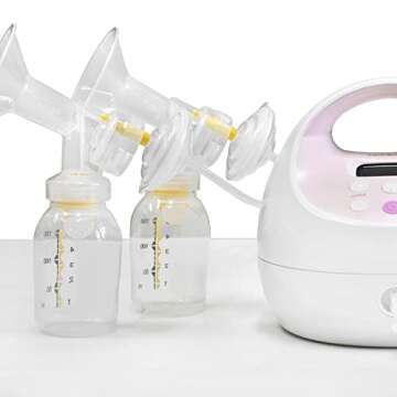 Maymom Flange Adapter Compatible with Spectra S1, Spectra S2; Connects Maymom Breastshield/Maymom Bottle and Spectra Backflow Protector (Maymom Flange Adapter, Yellow)