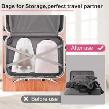 Vivinin 18 Pack Shoe Bags for Travel & Storage