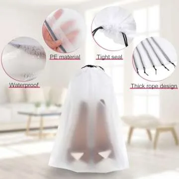 Vivinin 18 Pack Shoe Bags for Travel & Storage