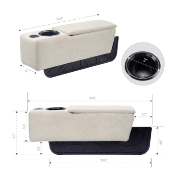 ARMRESTO Sofa Armrest with Wireless Charging & Storage