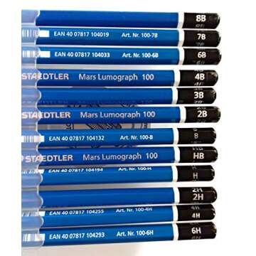 Staedtler Mars Lumograph Premium Art Pencil Set