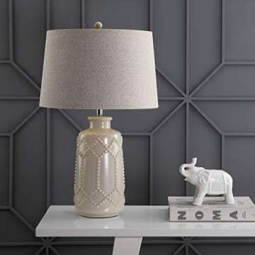 JONATHAN Y Alice Ceramic LED Table Lamp 26"