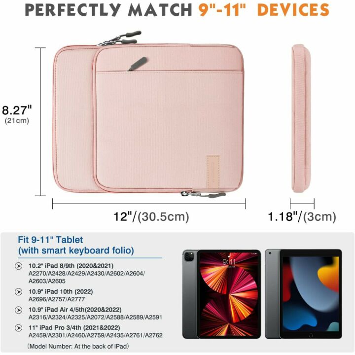 MoKo Tablet Sleeve Bag for iPads and Galaxy Tabs