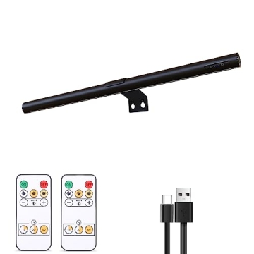 EAYOYAE 19.7inch Battery Operated Wireless Picture Light，Remote Control Painting Display Lights, R...