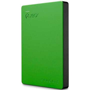 Seagate (STEA4000402) Game Drive for Xbox 4TB External Hard Drive Portable HDD – Designed for Xbox One ,Green