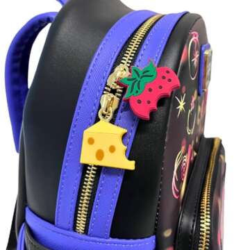 Loungefly Exclusive Disney Pixar Ratatouille Remy Food Scene Mini Backpack