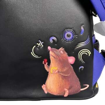 Loungefly Exclusive Disney Pixar Ratatouille Remy Food Scene Mini Backpack
