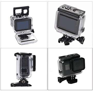 Waterproof Case for GoPro Hero 7, 6, 5 & 2018 Accessories