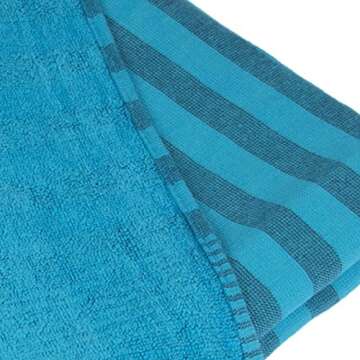4 Pack Turkish Towel - Oversized Beach Towel Set of 4 for Adults - Striped 100% Cotton 35 x 65 inch Variety Colors