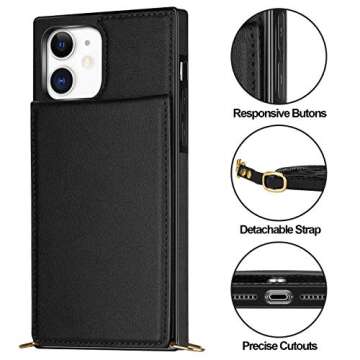 Stylish Vofolen Wallet Case for iPhone 11  | Card Holder and More