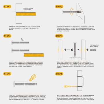 goldenwarm 35 Pack 5 inch Gold Cabinet Pulls Brushed Brass Drawer Handles Modern Square Stainless Steel Hardware Pull for Kitchen Cupboard Dresser