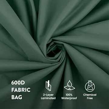 Zober Christmas Tree Storage Bag 9 Ft - Rolling Christmas Tree Storage Box - 600D Fabric, Durable Handles and Wheels - Large Christmas Tree Bag - Green