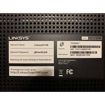 Linksys Ac5400 Tri-Band WiFi Router - Seamless 5.4Gbps Speed