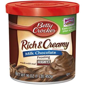 Betty Crocker Rich & Creamy RTS Milk Chocolate Frosting, 16 oz - Deliciously Smooth