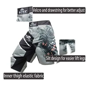 SOTF Men's MMA Boxing Shorts - Ultimate Sport Comfort