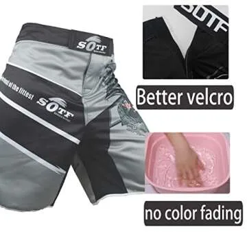 SOTF Men's MMA Boxing Shorts - Ultimate Sport Comfort