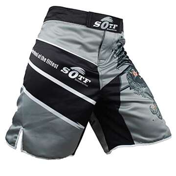 SOTF Men's MMA Boxing Shorts - Ultimate Sport Comfort