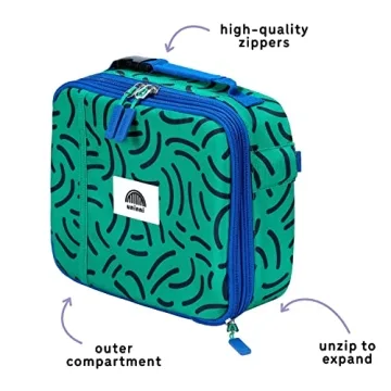 uninni Strokes Insulated Lunch Box for Kids Fresh Meals Daily