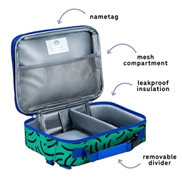 uninni Strokes Insulated Lunch Box for Kids Fresh Meals Daily