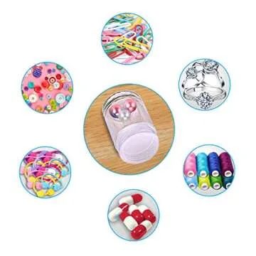 Sunmall 30 Slot Diamond Painting Storage Case，Bead Storage Containers,Embroidery Storage Box,Art Craft Jewelry Rhinestones Organizer,Sewing Pills Container Holder