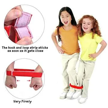 GOLDGE 28 Piece Outdoor Games Kit for Kids, Includes Potato Sack Race Bags, Bean Bag Toss, 3 Legged Race Bands, Egg Spoon Relay, for Easter & Birthday Parties (Potato Sack Race Bags)