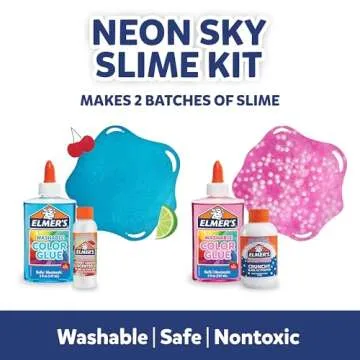 Elmer’s Neon Sky Slime Kit for Creative Kids Fun