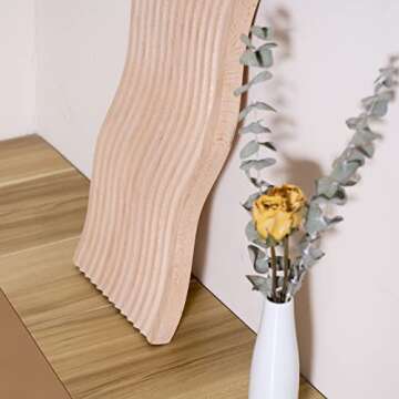 Active Instrument Wooden Serving Platter,Active Instrument Handmade Unique Decorative Tray for Coffee Table,Key Tray for Home Decor,Appetizer Display Ottoman Tray ï¼ˆ15 Inchï¼‰