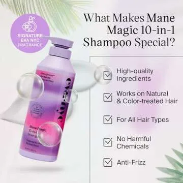 Eva NYC Mane Magic 10-in-1 Shampoo for Nourished Hair