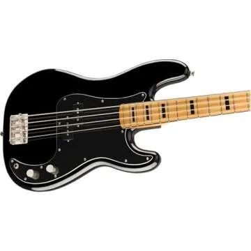 Squier Classic Vibe 70s Precision Bass, Black, Maple Fingerboard