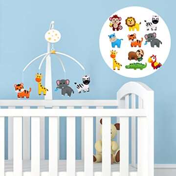 MYHJL Kid Sewing Craft Kit Felt Animals for Ages 3-12