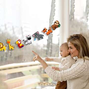 MYHJL Kid Sewing Craft Kit Felt Animals for Ages 3-12