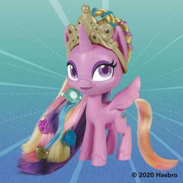 My Little Pony Best Hair Day Princess Cadance - 5-Inch Hair-Styling Pony Figure with 17 Hair Play Accessories, Ages 4 and Up