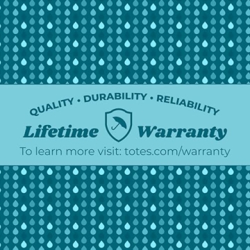 Totes Automatic Open Stick Umbrella - 48 Inch, Beige