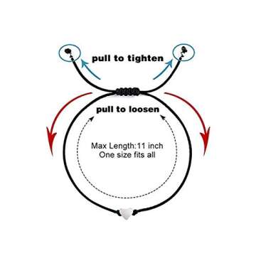 morniface Pinky Pomise Distance Matching Heart Bracelets for Best Friends Couple Family Women Mens (...