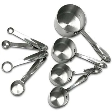 All-Clad Stainless-Steel 8 pc. Standard-Size Measuring Cup & Spoon Combo Set