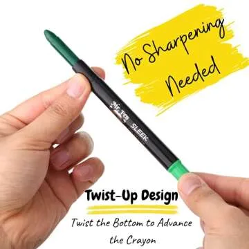 Mr. Pen- Washable Gel Crayons, 20 Pack, Twistable Crayons, Non-Toxic, Crayons for Kids, Twist Crayons, Kids Crayons, Crayons for Adult Coloring Books, Adult Crayons, Coloring Crayons, Color Crayons