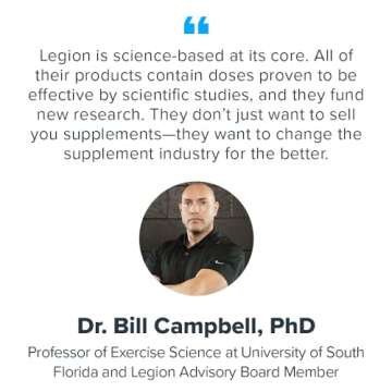 LEGION Plant+ Vegan Protein Powder - Delicious & Nutritious