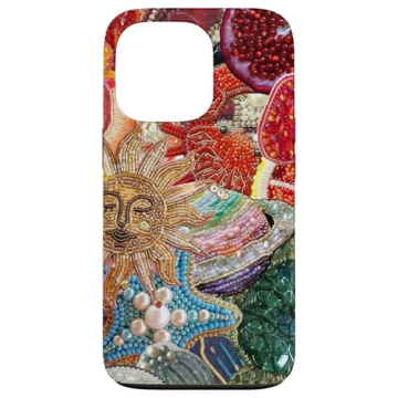 iPhone 13 Pro Vintage Print Collage Artsy Scrapbook Tiles Y2K Eclectic Case