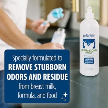 Dr. Brown's Plant-Derived Bottle & Dish Soap, Fragrance-Free