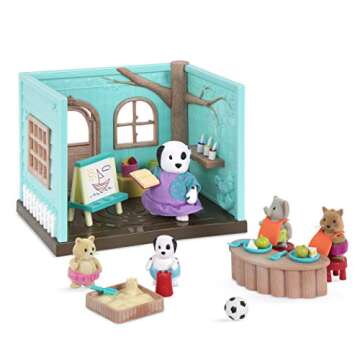 Li'l Woodzeez Luvs & Hugs Nursery Playset for Kids