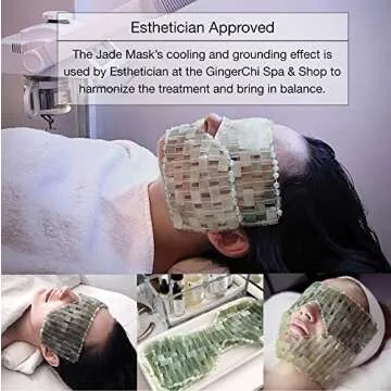GingerChi Jade Eye Mask for Relaxation and Rejuvenation
