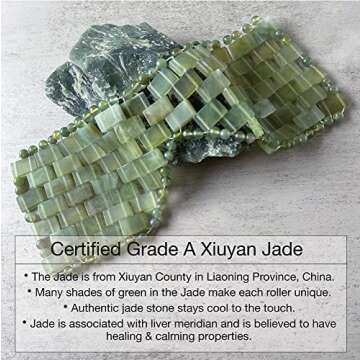 GingerChi Jade Eye Mask for Relaxation and Rejuvenation