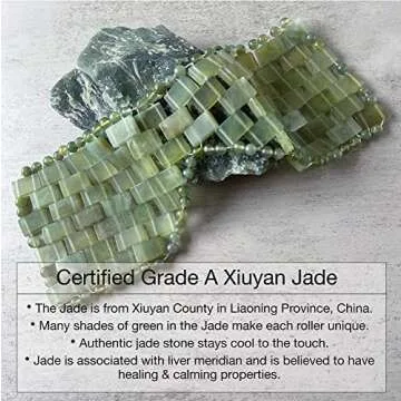 GingerChi Jade Eye Mask for Relaxation and Rejuvenation