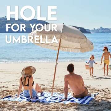 Dock & Bay Picnic Blanket - Quick Dry & Water Resistant - Eco-Friendly Design