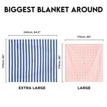 Dock & Bay Picnic Blanket - Quick Dry & Eco-Friendly